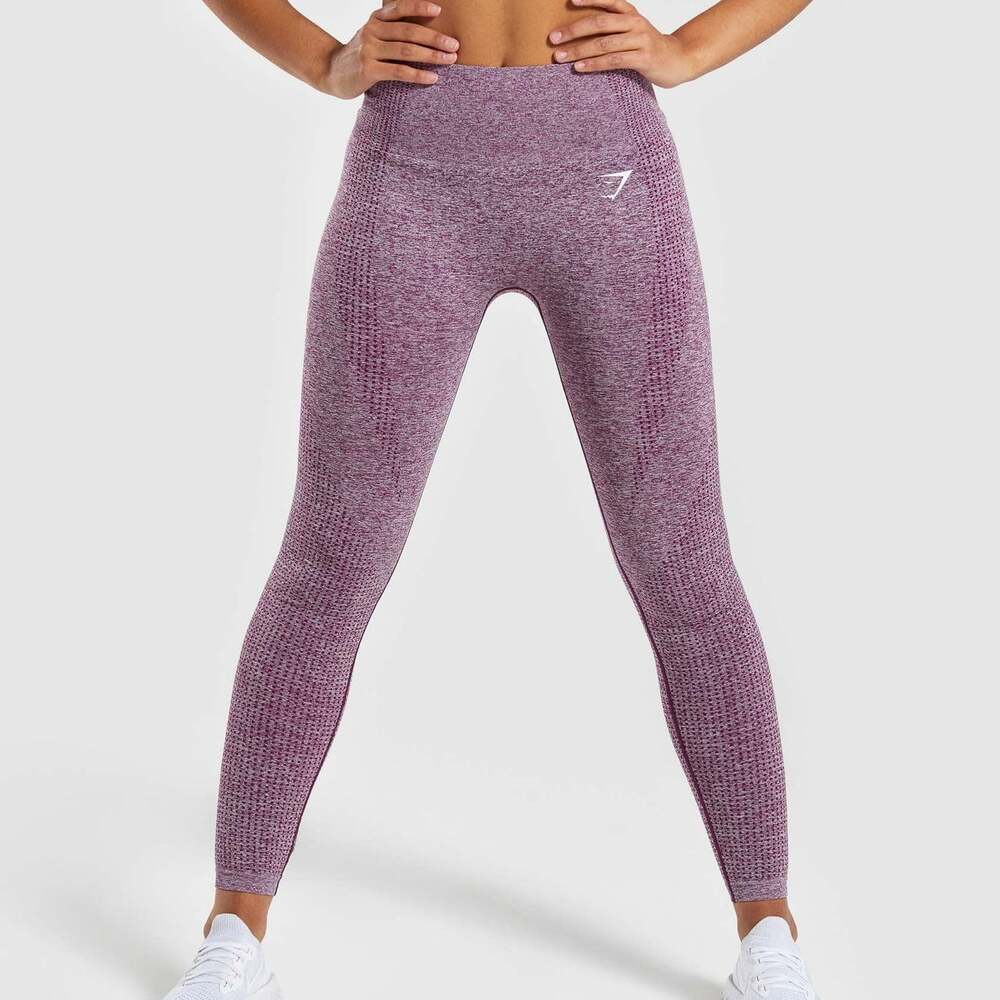 Gymshark Vital Seamless Leggings Purple Marl Small